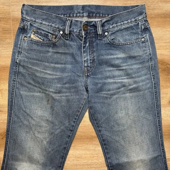 Diesel Jeans Women 30x30 Blue Bootcut Denim Made Italy Western Cowgirl Vintage - Picture 2 of 13